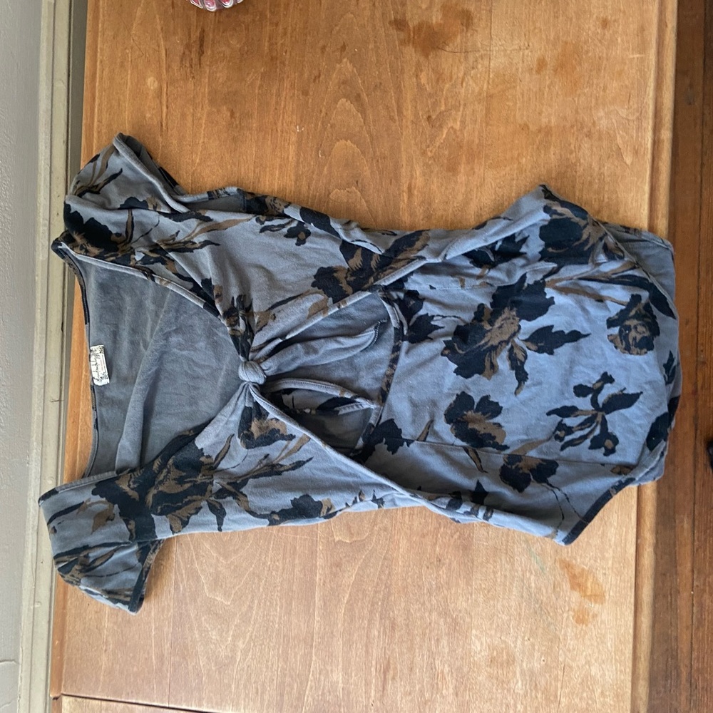 Free people floral bodysuit